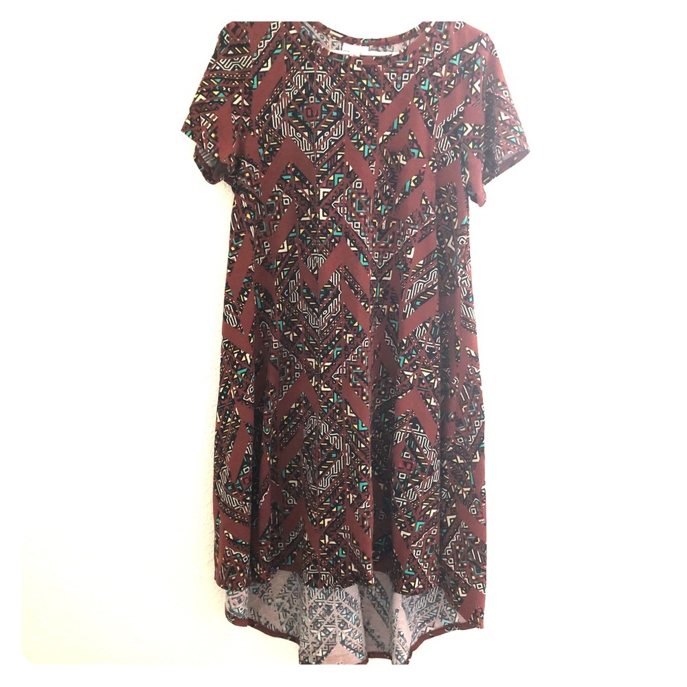 Lularoe Aztec print Carly - Sz Medium